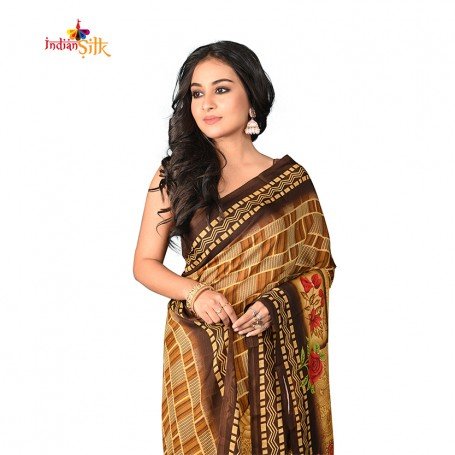 Silk , Png Download - Bandhani Saree Png, Transparent Png , Transparent Png  Image - PNGitem