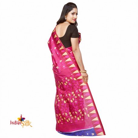 Buy online Chevron Printed Patli Pallu Printed Saree from ethnic wear for  Women by Komal Sarees for ₹820 at 0% off | 2024 Limeroad.com